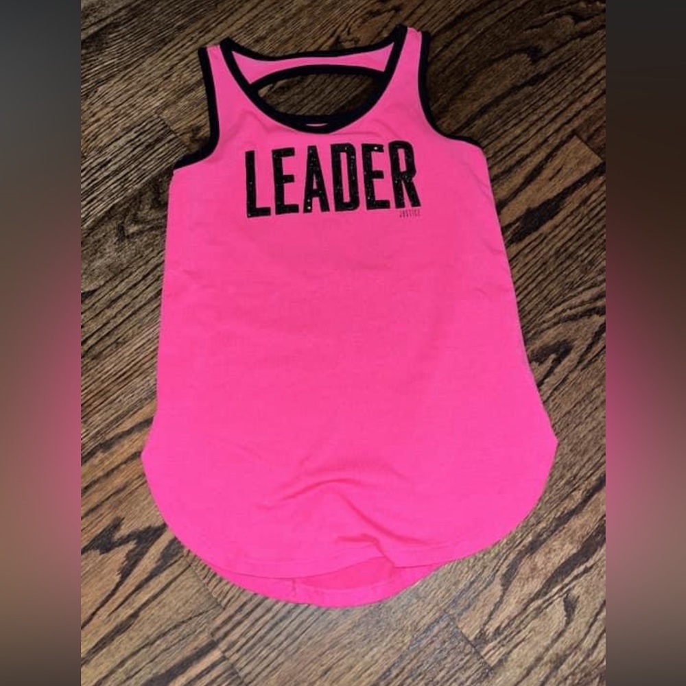 Justice tank top size 7